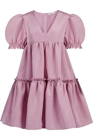 Nina Ricci Vestido manga corta con cuello en V