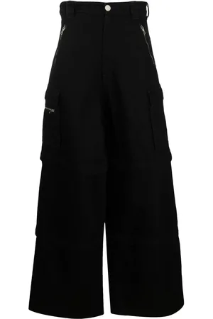 Vetements Jeans anchos con bolsillos