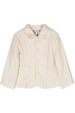 Emporio Armani Blazer con motivo de rayas diplomáticas