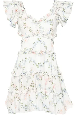 Needle & Thread Vestido corto con estampado floral