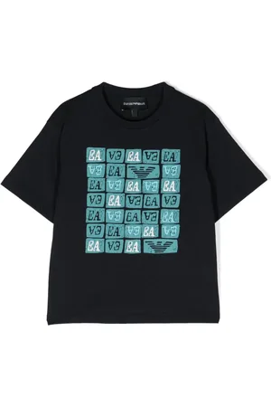 Emporio Armani Pack de dos playeras con estampado gráfico