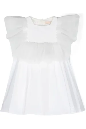 Elisabetta Franchi Vestido acampanado con volantes