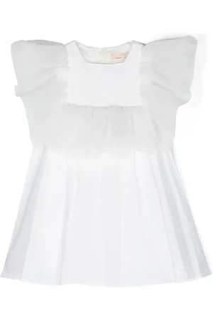 Elisabetta Franchi Vestido acampanado con volantes