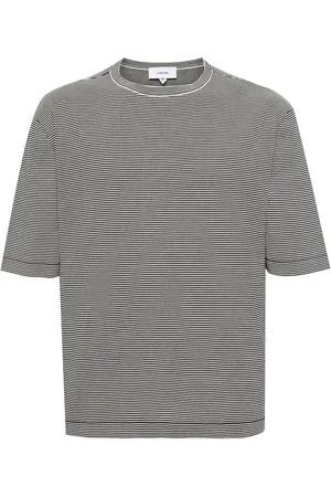 LARDINI Playera con rayas estampadas