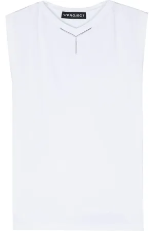 Y / PROJECT Camiseta con aplique del logo