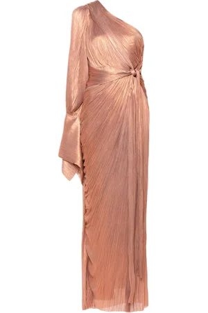 MARIA LUCIA HOHAN Vestido largo Palmer con hombro descubierto