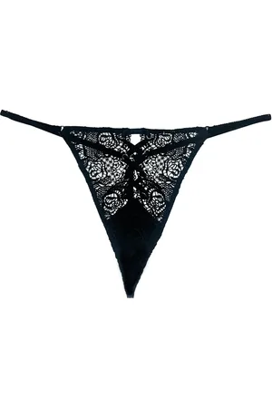 FLEUR DU MAL Tanga con detalles de ojales