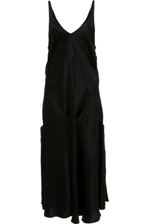 J.W.Anderson Vestido midi de seda sin mangas