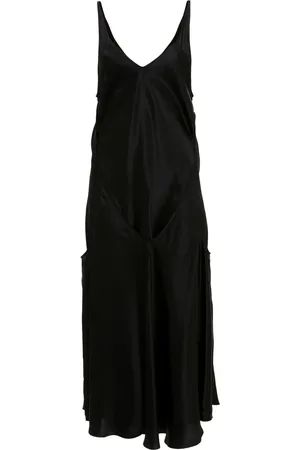 J.W.Anderson Vestido midi de seda sin mangas