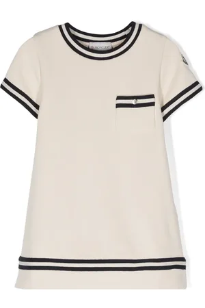 Moncler Vestido corto con aplique del logo