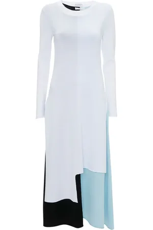 J.W.Anderson Vestido midi con diseño color block