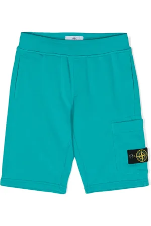Stone Island Shorts deportivos con distintivo Compass