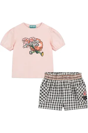 Kenzo Set de shorts con logo estampado