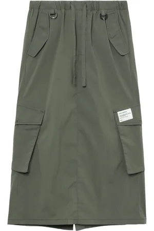 Izzue Falda midi estilo cargo