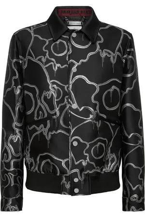 Philipp Plein Chamarra bomber con motivo en jacquard