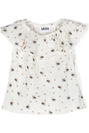 Molo Top sin mangas con abejas estampadas