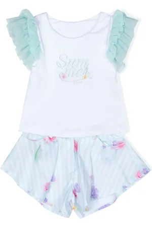 Lapin House Set de shorts con estampado floral