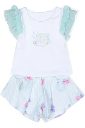 Lapin House Set de shorts con estampado floral