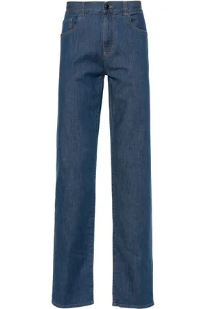 CANALI Jeans con parche del logo
