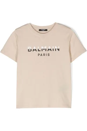Balmain Playera con logo estampado