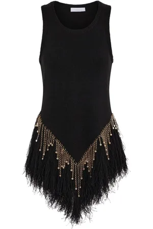 Paco rabanne Top con detalles de mostacillas
