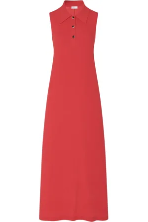 ROSETTA GETTY Vestido midi estilo playera tipo polo
