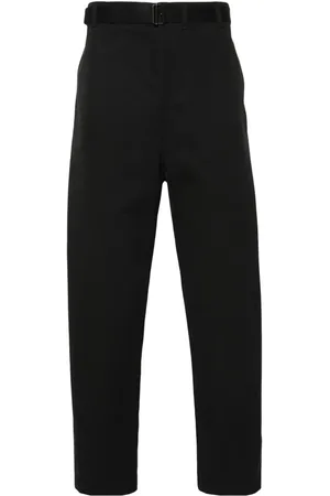 LEMAIRE Pantalones tapered con detalle de correa