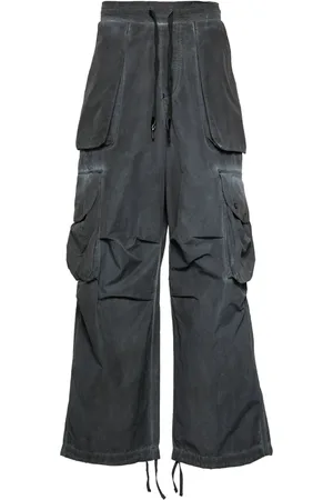 A PAPER KID Pantalones cargo con diseño ajustado