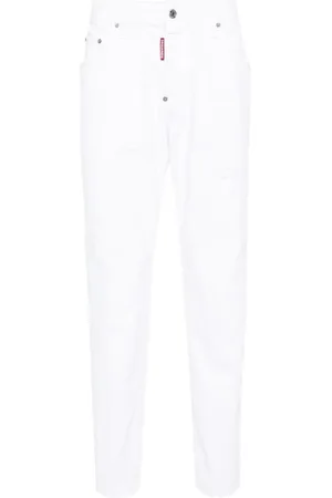 Dsquared2 Jeans White Bull Skater