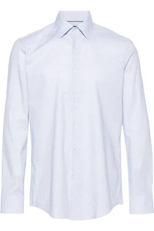 HUGO BOSS Camisa con motivo geométrico