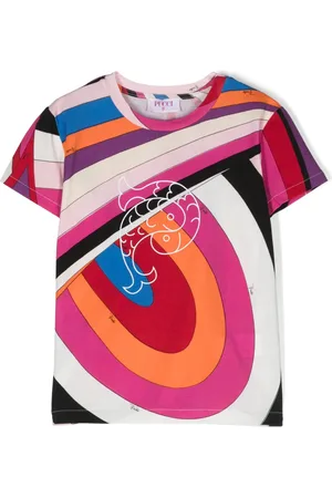 PUCCI Junior Playera con estampado Iride