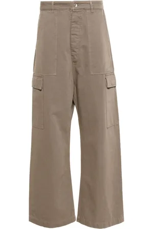 Rick Owens Pantalones cargo con diseño recto