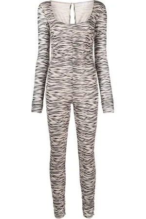 Patrizia Pepe Jumpsuit con estampado de cebra