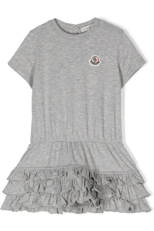 Moncler Vestido corto con aplique del logo