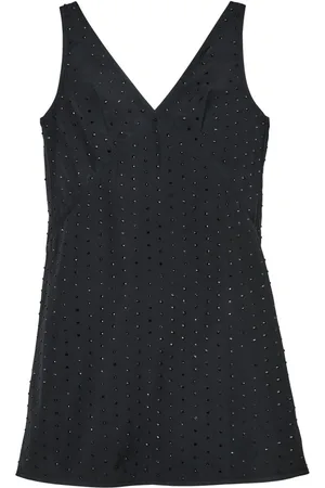 Marc Jacobs Vestido corto con detalles de cristal y cuello en V