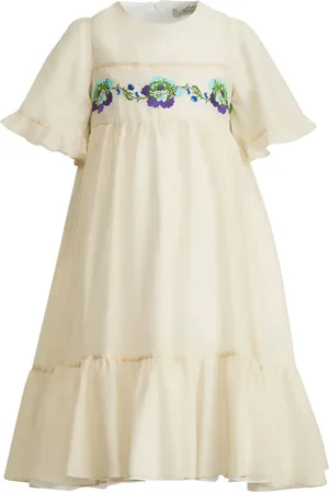 Etro Vestido con bordado floral
