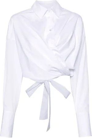 Viktor & Rolf Camisa corta con diseño cruzado