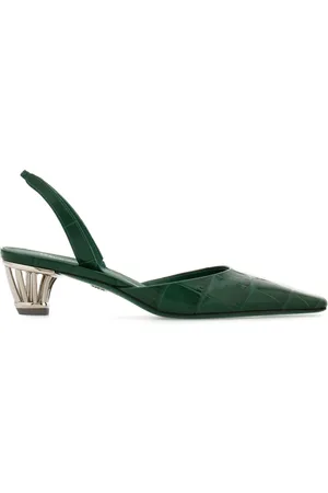 Salvatore Ferragamo Zapatillas con tira trasera y tacón de 40mm