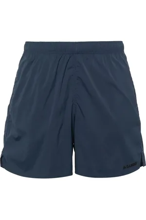 Jil Sander Shorts de playa con logo estampado
