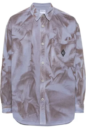 MARCELO BURLON Camisa con estampado tie-dye