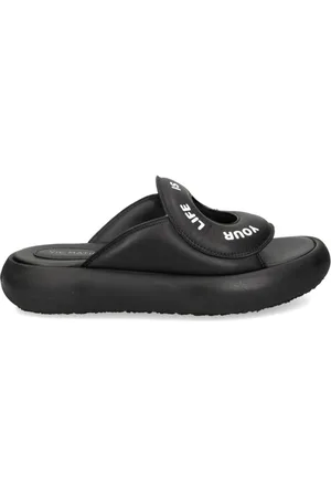 vic matiè Flip flops con eslogan estampado