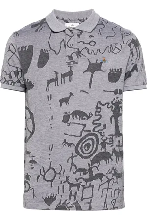 Vivienne Westwood Playera tipo polo con estampado gráfico