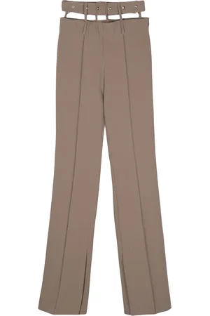 Rokh Pantalones rectos con cinturón