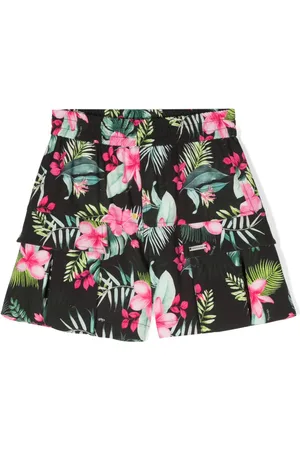 MONNALISA Shorts cargo con estampado floral