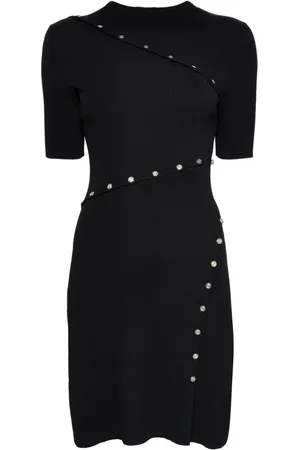 Maje Vestido corto tejido de canalé