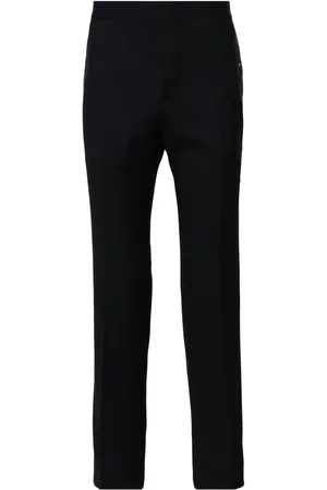 HUGO BOSS Pantalones de vestir con ribetes satinados