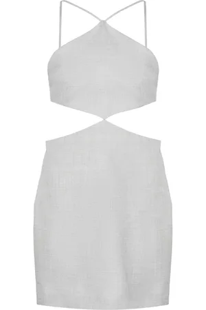 Serafini Vestido con detalle de aberturas