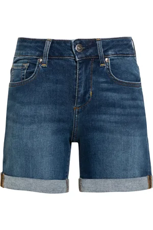Liu Jo Shorts de mezclilla con tiro medio