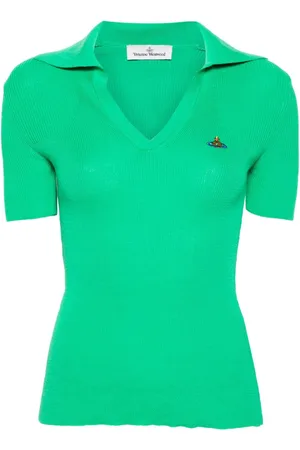 Vivienne Westwood Top con bordado Orb