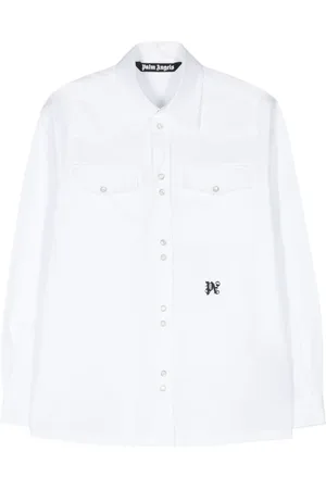 Palm Angels Camisa con logo bordado